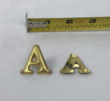 Hat Brass - 1 Inch Company Letter "A"