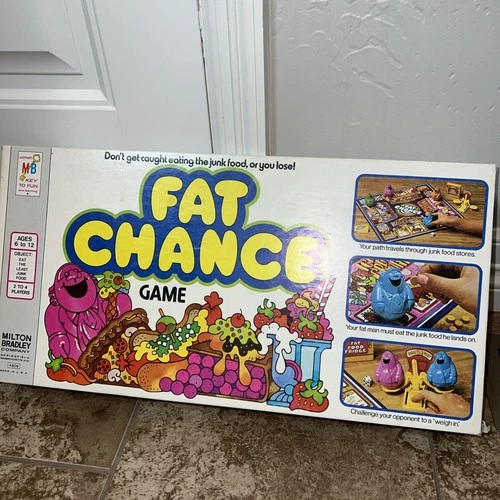 FAT CHANCE 1978 Milton Bradley Vintage Board Game *100% Complete*