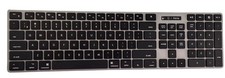 iHome Full-sized Black Bluetooth Keyboard Mac PC Compatible Wireless