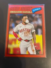 2026 Topps Heritage Ceddanne Rafaela Red Border Parallel #397 Boston Red Sox