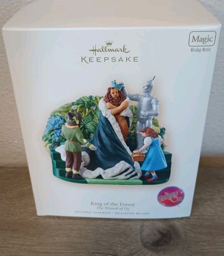 New Hallmark Keepsake Ornament 2007 King of the Forest The Wizard of Oz Wind Up