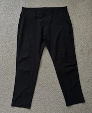 Fabletics Pants Mens Sz 38x30 Black The One Pants Slim Slight Taper Lightweight