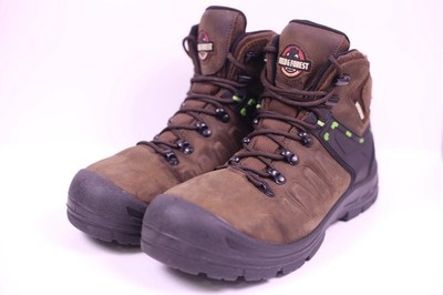 Men s Field & Forest Leather Work Boot Size 8 Waterproof ML909-EE Safety Toe
