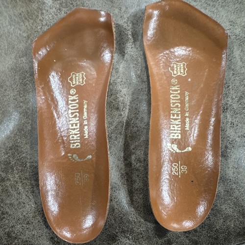  Birkenstock Footbed Leather Insole EUR:39 US L- 8.0 M-6.0