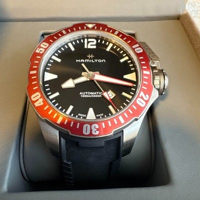 HAMILTON Khaki Navy Open Water H778050 black Dial Automatic Men's Watch  from JP