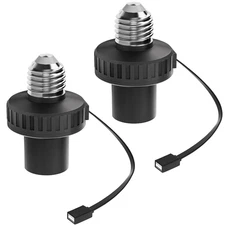 2 Pack Lamp Socket Power Adapter for Wyze Cam V3/V4/V3 Pro/Og,Wyze Cam Pan V3, E
