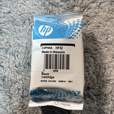 Genuine HP 62 Black Ink Cartridge  200 pages C2P04AN Original OEM