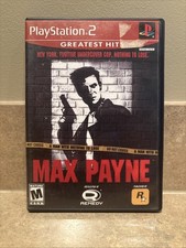 Max Payne ( Sony Playstation 2 , PS2 ) - Greatest Hits - CIB - Tested Working
