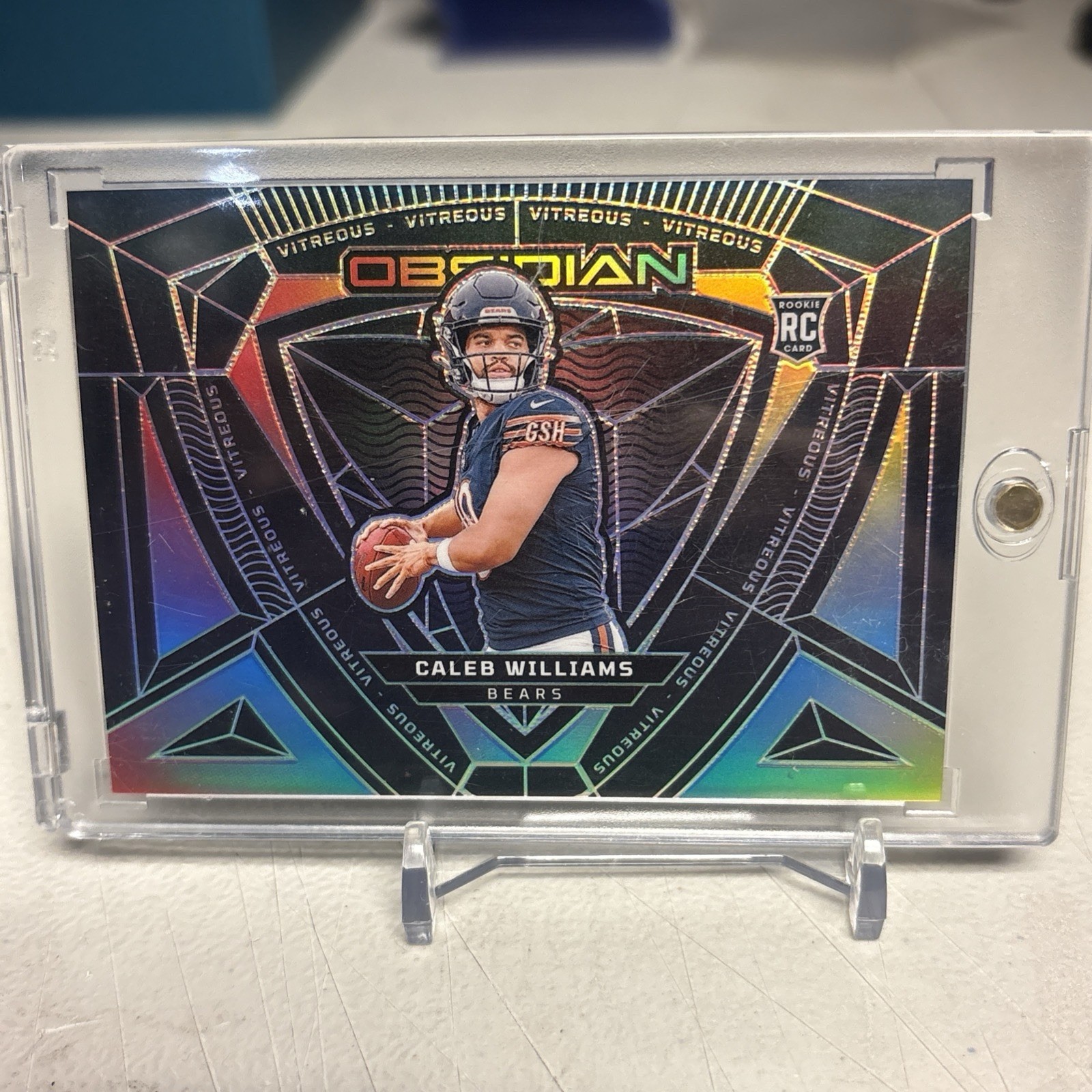 2024 Panini Obsidian - Vitreous Caleb Williams #1 (RC)