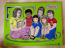 Judy/Instructo JI Teacher Wooden Puzzle 1980 17 Pieces J606020