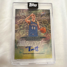 Marketplace image: 2025-26 Topps Chrome Nikola Topic Chromographs SUPERFRACTOR AUTO 1/1 OKC