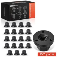 Frankberg 20X NYLON-CLIP Schwarz StoßFÄNger Passend FüR VW Arteon Beetle CC EOS