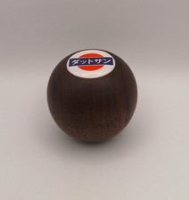 Datsun Shift Knob 240z 260z 280z 280zx 510 M8x1.25 Walnut Satin Japanese Logo