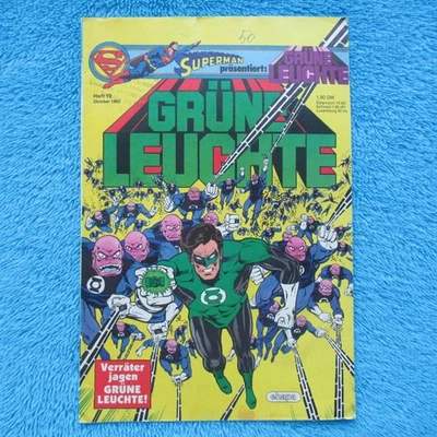 GRÜNE LEUCHTE Heft 10 Superman EHAPA DC Comics 1982 Z2 - Bild 1 von 2