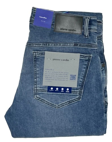 Pierre Cardin W36 L32 Antibes Stretch Jeans Trousers Ocean Blue 35530.8070.6837 2nd Choice - Picture 1 of 8