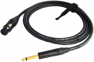 XLR Female to 6.3mm Jack Microphone Cable 0.5m
