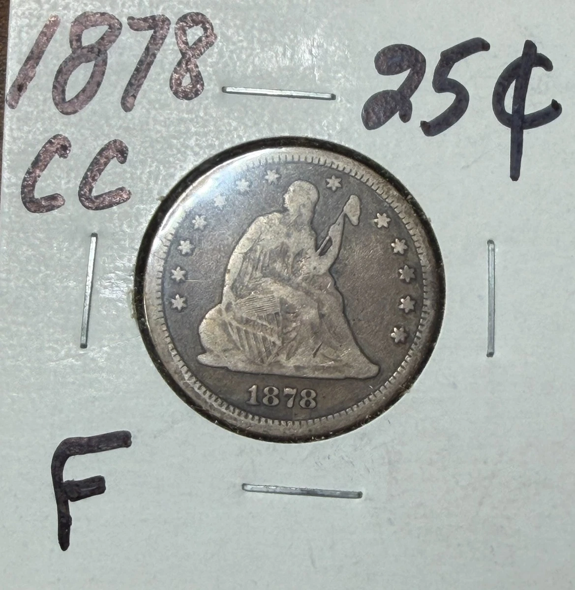1878 Year Seated Liberty US Quarters (1838-1891) for sale | eBay