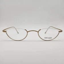 Rare Matsuda 10142 PGU Vintage Eyeglasses - Inverted Half-Rim Japanese Gem!