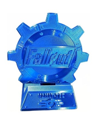Fallout Vault-Tec Cell Phone Stand 3D Print Sci-Fi Gamer Cosplay Color Choice