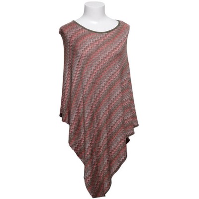 MyWear Woman, Poncho, Größe: ONE SIZE, Mehrfarbig, Viskose, Chevron, Damen #QAD