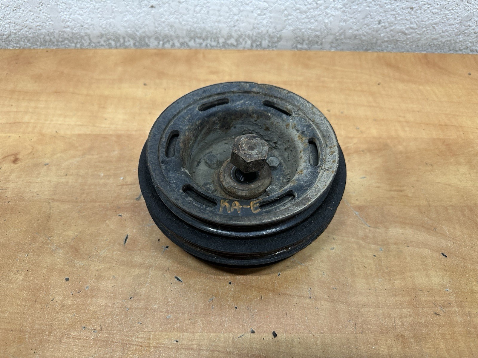 OEM Nissan 240SX S13 KA24E SOHC Crankshaft Pulley Harmonic Balancer 89-90