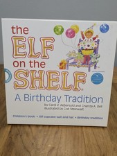 The Elf on the Shelf A Birthday Tradition Book  Cupcake Suit  Hat Complete Set
