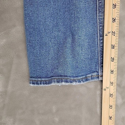 Pantalones de mezclilla para mujer Old Navy talla 0 botón mosca tiro extra alto corte bota pateador 25x31 - Imagen 10 de 11