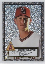 2011 Topps Prizes 1952 Black Diamond Wrapper Redemptions Jered Weaver #9 0e3