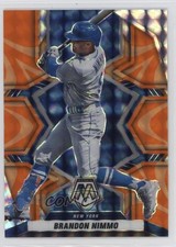 2022 Panini Mosaic Reactive Orange Mosaic Prizm Brandon Nimmo #147 0q1p