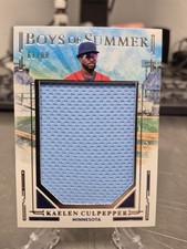 2025 Panini Boys of Summer Baseball Jumbo Patch /99  Kaelen Culpepper #JPM-KC 