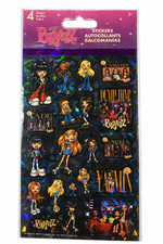 Bratz Holographic Sticker Pack 4 Sheets Sealed SandyLion MGA Yasmin Cloe Sasha