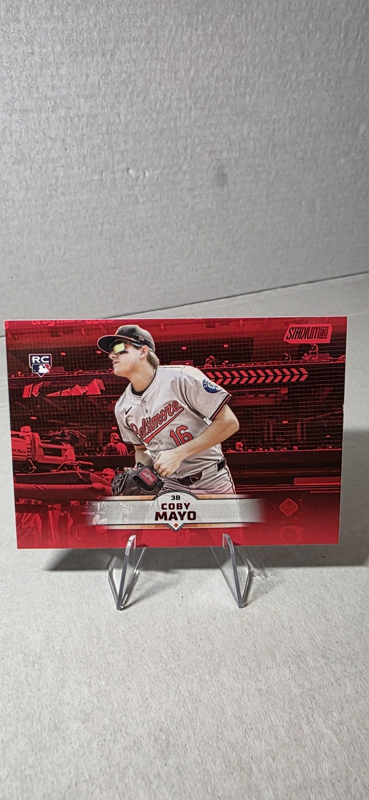 2025 Stadium Club #62 Coby Mayo Red Foil