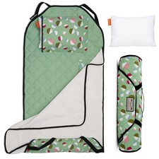 Tot Cot Nap Mat - Preschool Daycare Bedding Cover with Blanket and Pillow - A...