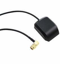 GPS Beidou Active Antenna SMA Male 90-Degree 28dB with Magnetic