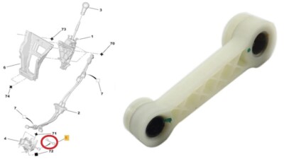 CITROEN C2 C3 C4 C5 DS3 DS3 BERLINGO GEAR LINK LINKAGE SELECTOR ROD ...