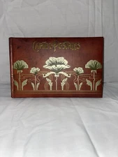 Vintage Cartes Postales Postcard Display Book w/26 Post Cards!