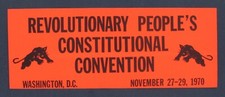 Black Panther Party 1970 Howard University, Huey Newton, Washington Convention 