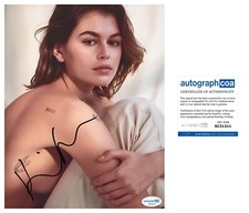 Kaia Gerber Sexy Model Signed Autograph 8x10 Photo ACOA Actress