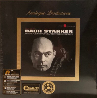 Janos Starker - Bach: Suites For Unaccompanied Cello Complete  (45 RPM 6LPs)