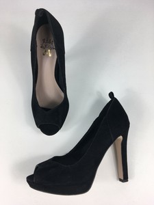 womens black peep toe shoes