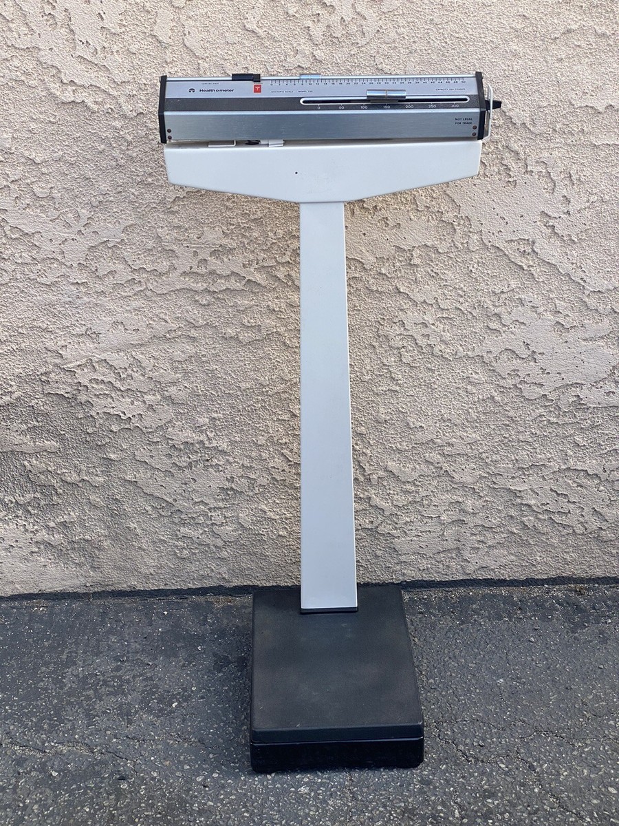Vintage 36” HEALTH O METER Doctor Scale Office Style Weight 350 lb