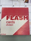 Vintage 1985 Division Flash Cards By learning Resources, Inc. Great Condition — photo 1