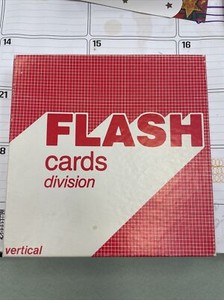 Vintage 1985 Division Flash Cards By learning Resources, Inc. Great Condition