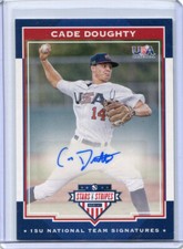 2017 Stars and Stripes 15U Team Autographs Cade Doughty Auto 140/199
