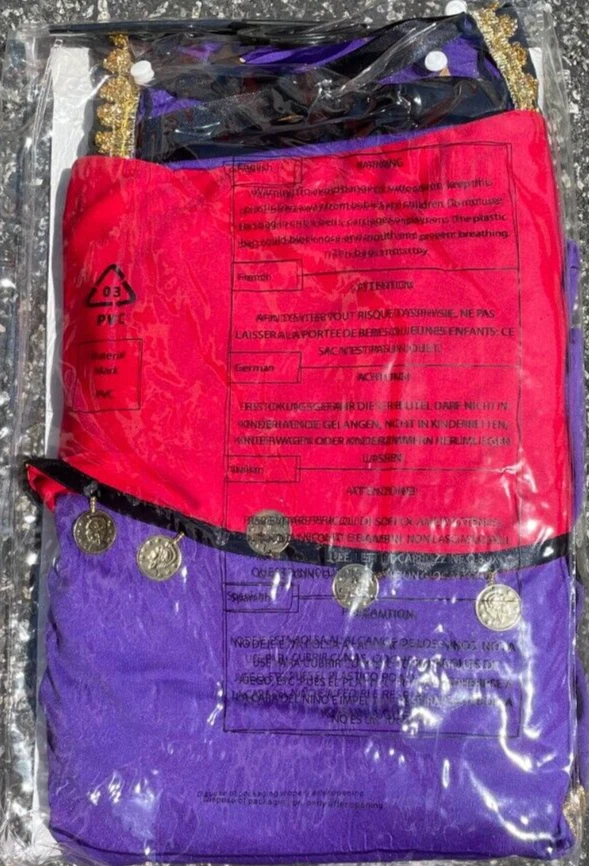 Sexy Disfraz Gitano CON Bufanda en la Cabeza, Talla 1X-2X, TOTALMENTE NUEVO, Leg Avenue Foto 4 de 4