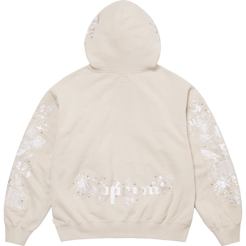 ツ*中様 18ss supreme Sleeve Embroidery Hood Supreme Sleeve Embroidery Hooded Sweatshirt SS18 (SS18SW22) Men's