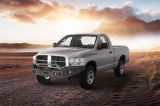 Steel Front Bumper Bar Reinforcement Wwinch Plate Fit 2006-2008 Dodge Ram 1500