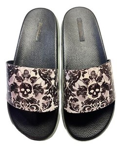 New NWOB Mens Robert Graham Sherry Pink Polka Dot‎ Slides Sandals Size 10 M Robert Graham | Shoes | New Nwob Mens Robert Graham Sherry  main image 4
