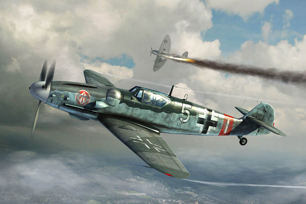 Trumpeter 02297 - 1:32 Messerschmitt Bf 109G-6(Late) - New