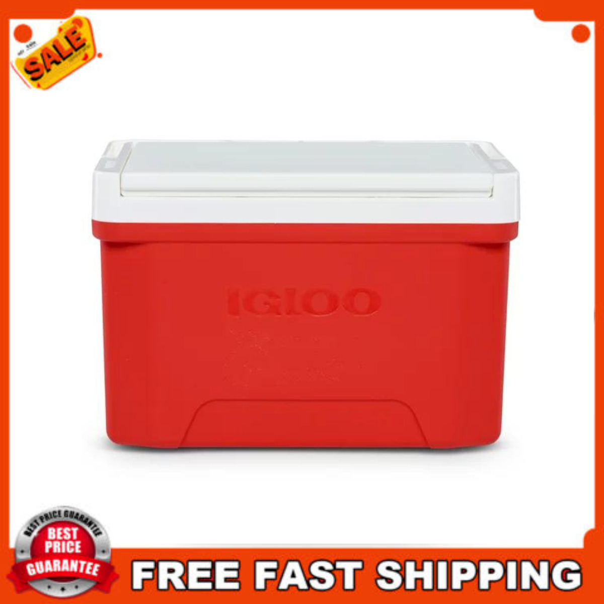 Igloo 9 Quart Laguna Ice Chest Cooler, Red (13 x 9 x 8) 